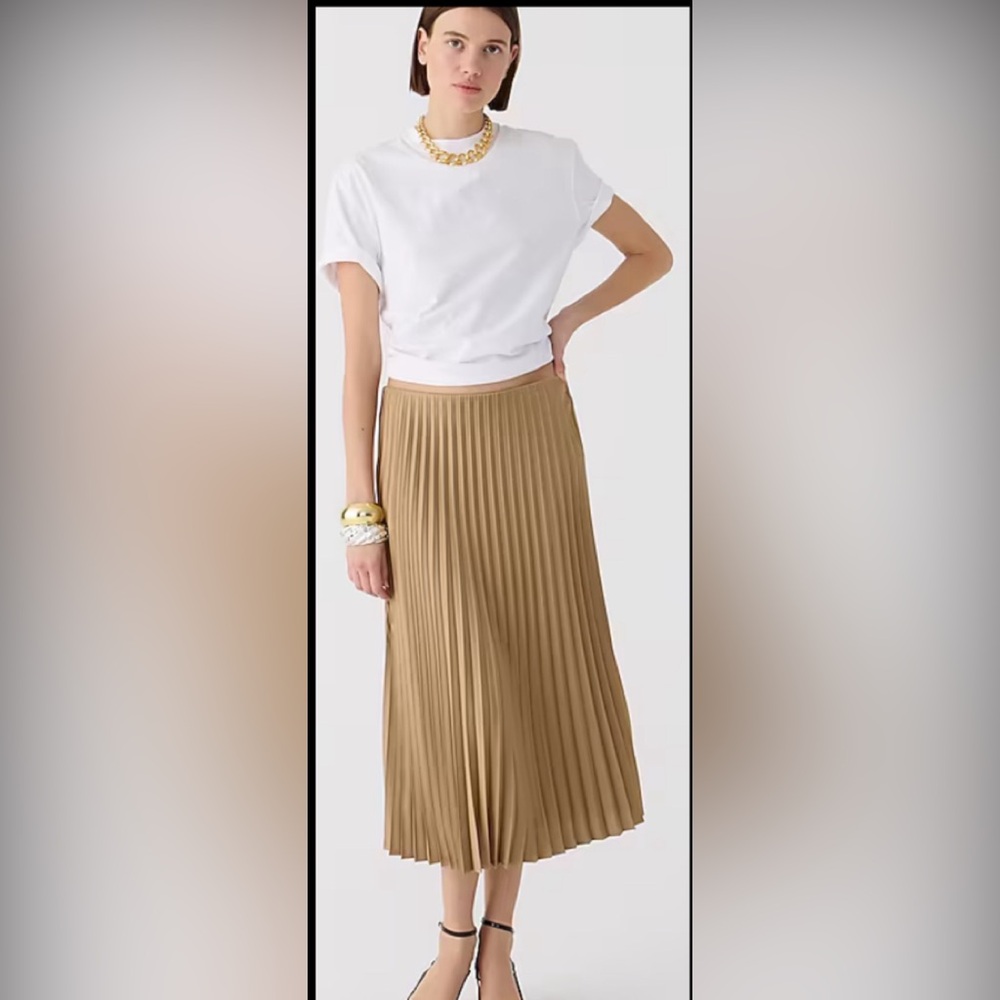 J Crew Gwyneth pleated skirt